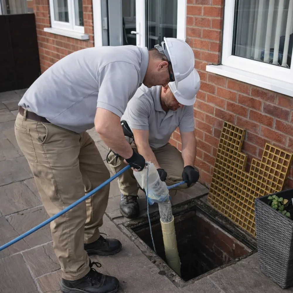 Blocked drain repair service in Worcester Park